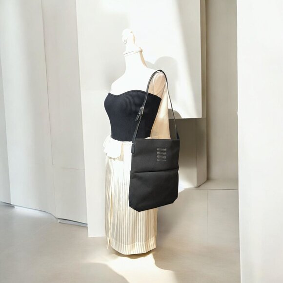 Swarovski Kristall Welten Purse Bijou Black Slim Shoulder Bag Accent Crystals - Picture 2 of 9